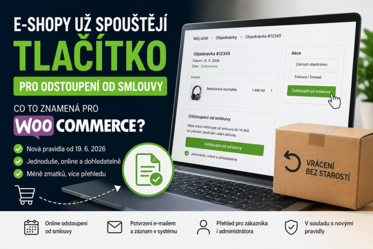 E-shopy už spouštějí tlačítko pro odstoupení od smlouvy. WooCommerce nesmí zůstat pozadu
