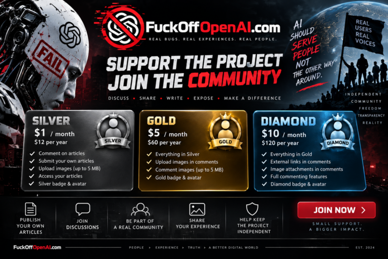 Join FuckOffOpenAI.com — Support the Project and Become Part of the Community