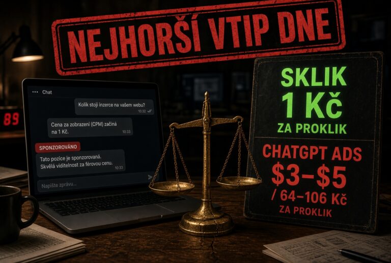 ChatGPT Ads nejsou podvod. Jsou nový, drahý na vstupu a zatím špatně srovnatelný kanál s jiným typem záměru.